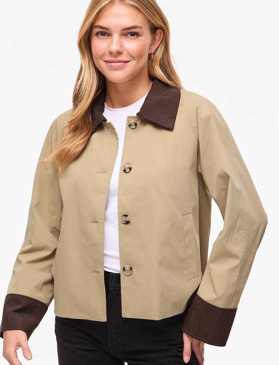 Vila - VIEMELIE L/S JACKET/TB/BFS - leichte jacken - travertine - 5