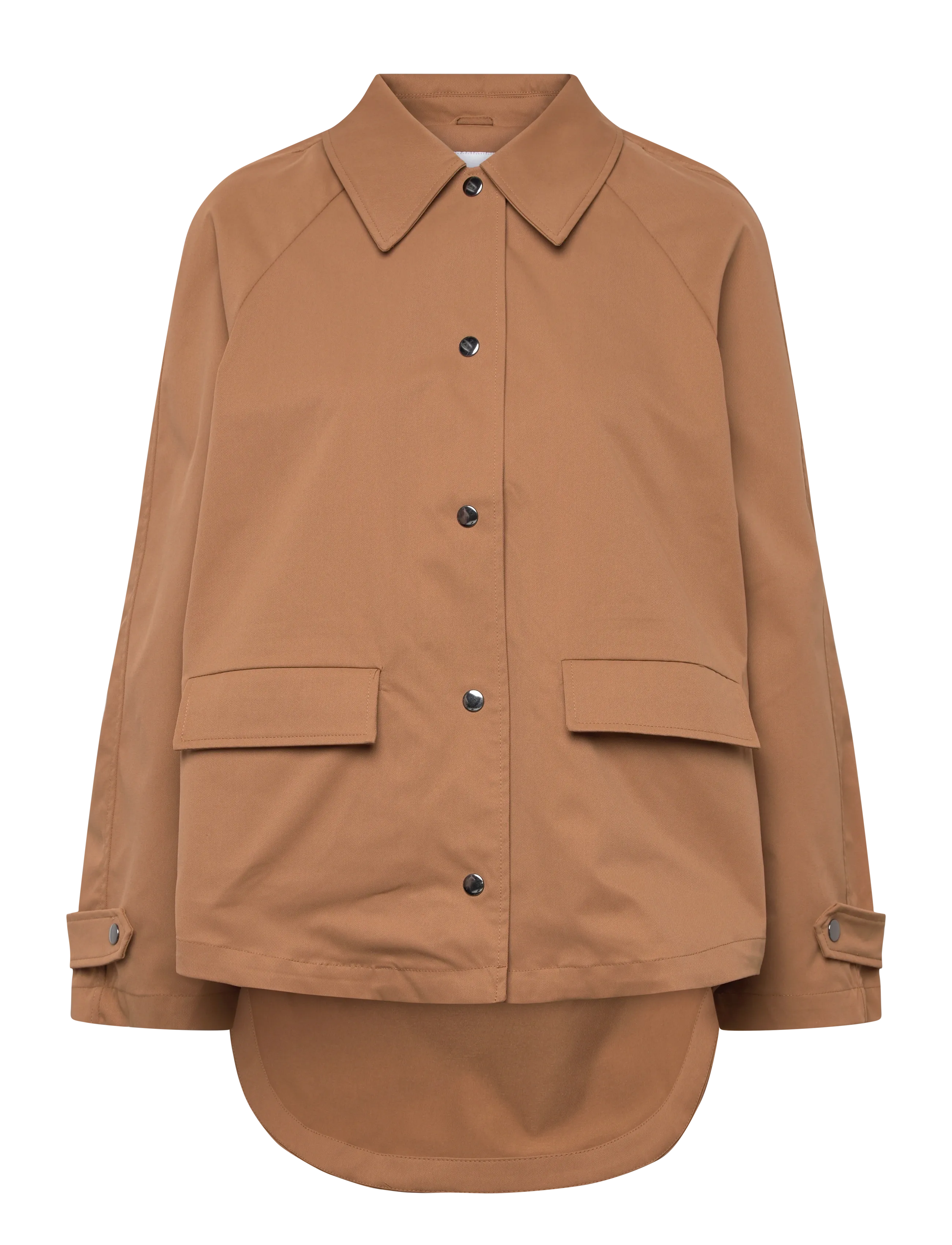 Vila VIIRIA L/S JACKET/TB - Nyheder - TOASTED COCONUT / brown