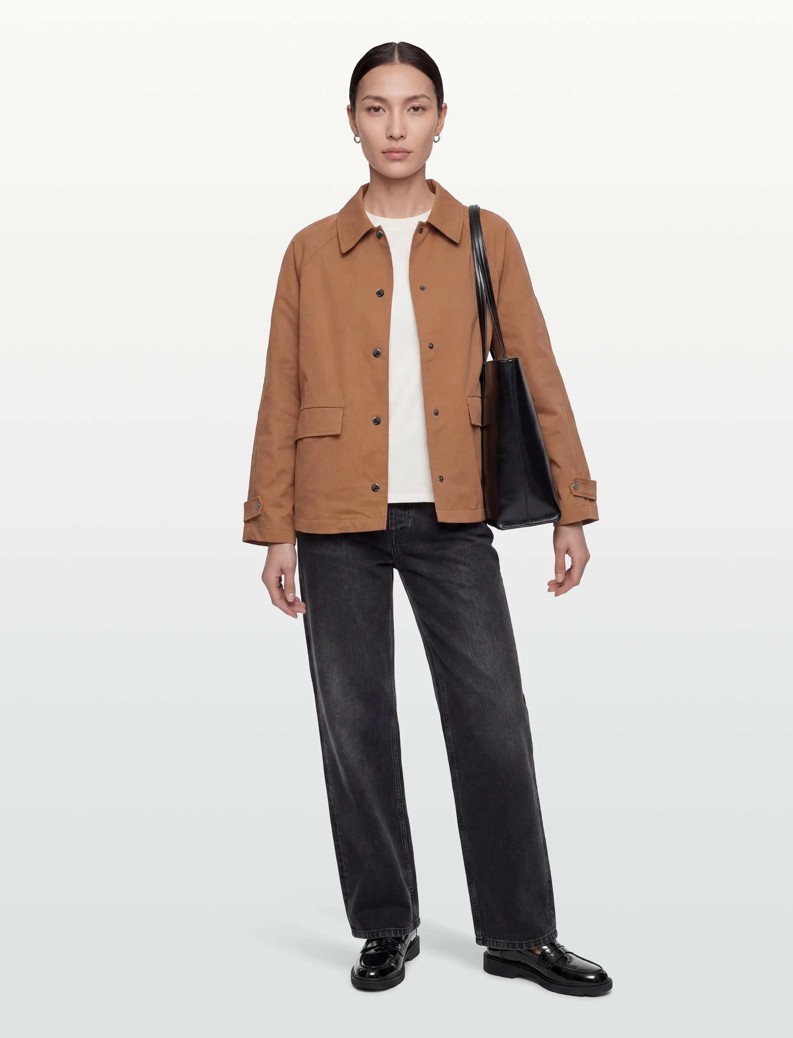 Vila Viiria L/S Jacket/Tb, 36, Brown, Jakker > Let Sommerjakke, Dame