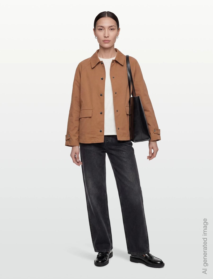 Vila - VIIRIA L/S JACKET/TB - leichte jacken - toasted coconut - 0