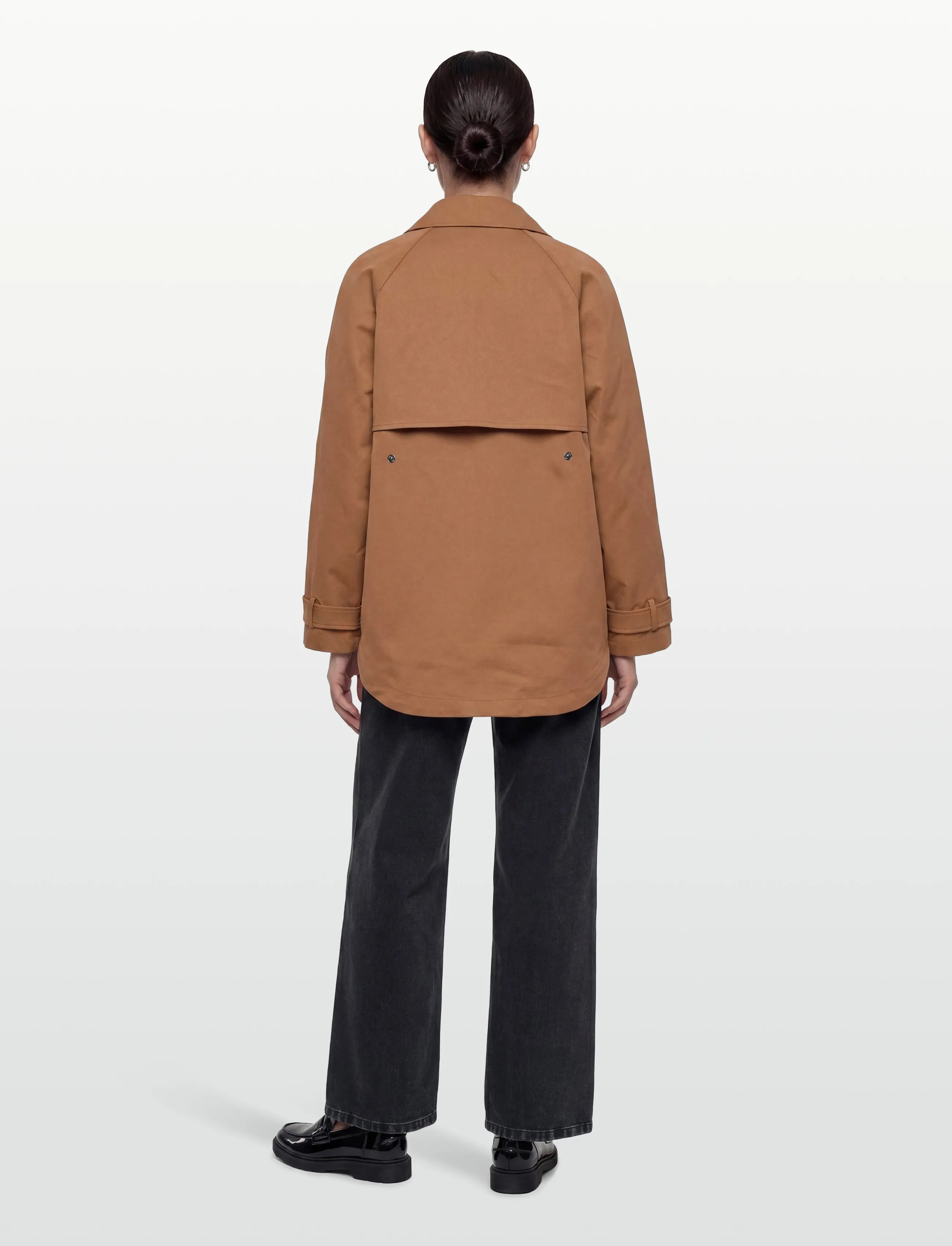 Vila - VIIRIA L/S JACKET/TB - tunna jackor - toasted coconut - 4