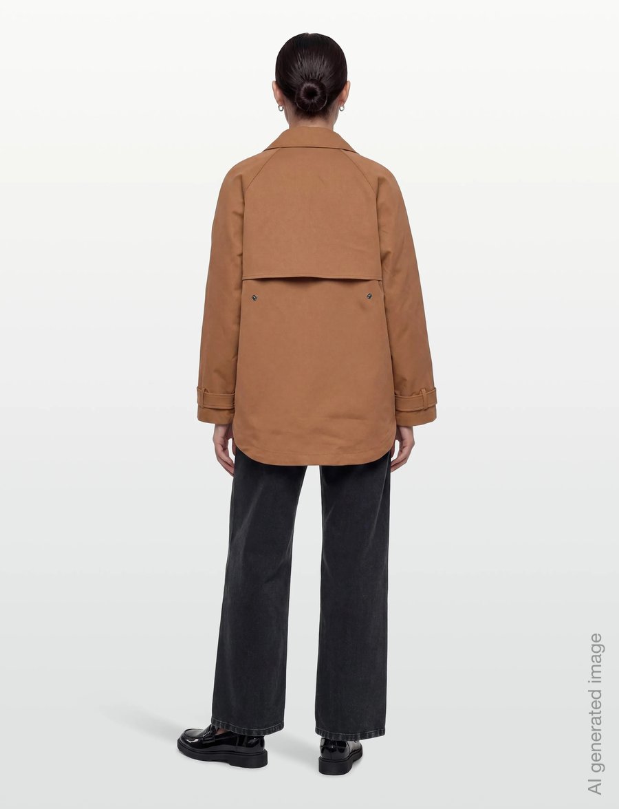 Vila - VIIRIA L/S JACKET/TB - leichte jacken - toasted coconut - 4