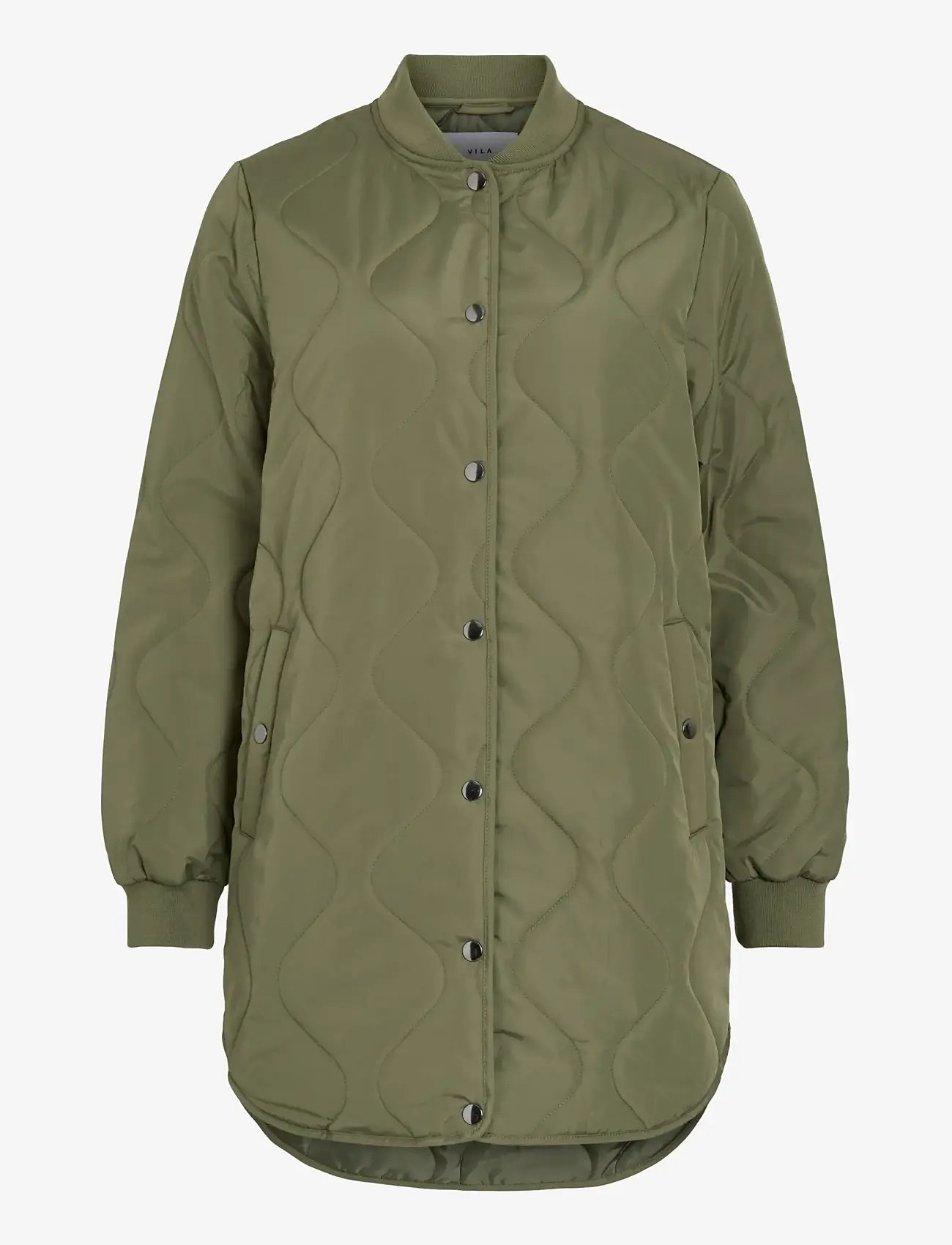 Vila - VITATE L/S QUILT JACKET - NOOS - quiltede jakker - olivine - 1