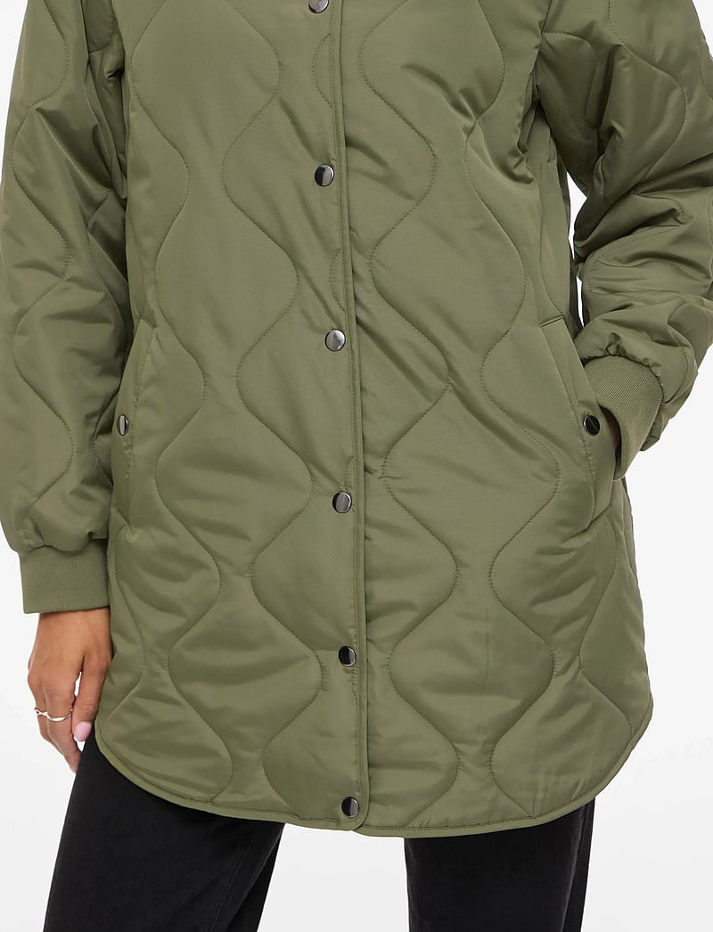 Vila - VITATE L/S QUILT JACKET - NOOS - frühlingsjacken - olivine - 5