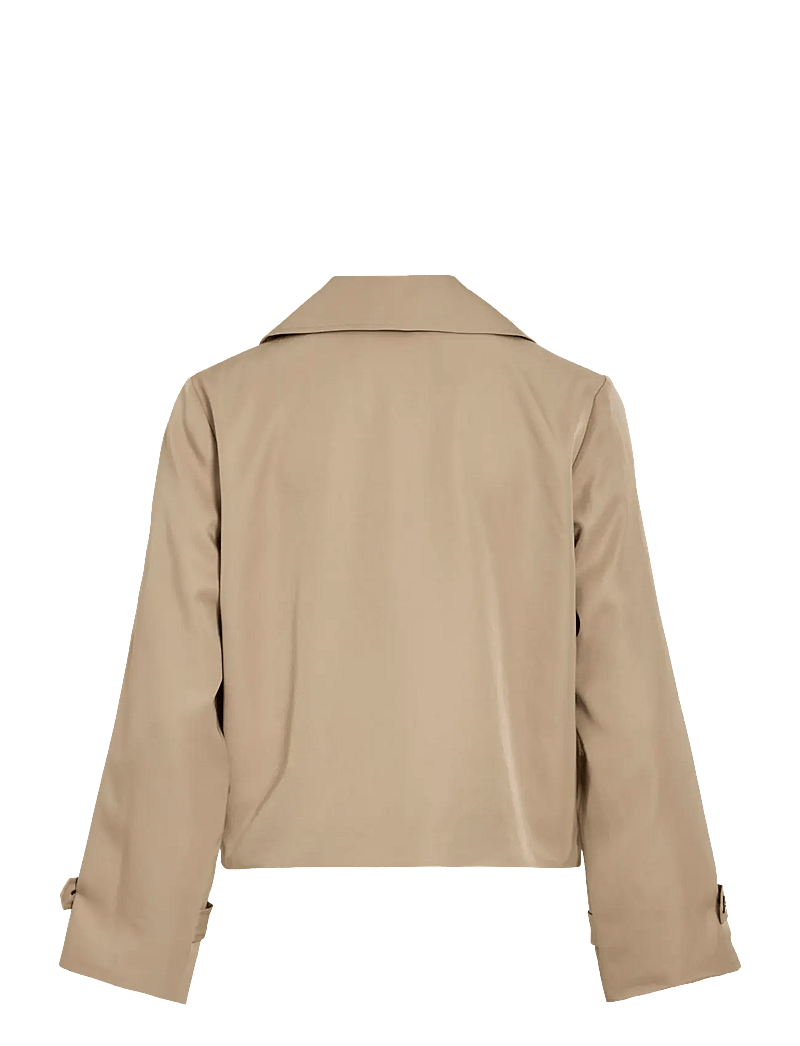 Vila - VIADDISON L/S SHORT JACKET - NOOS - forårsjakker - savannah tan - 2