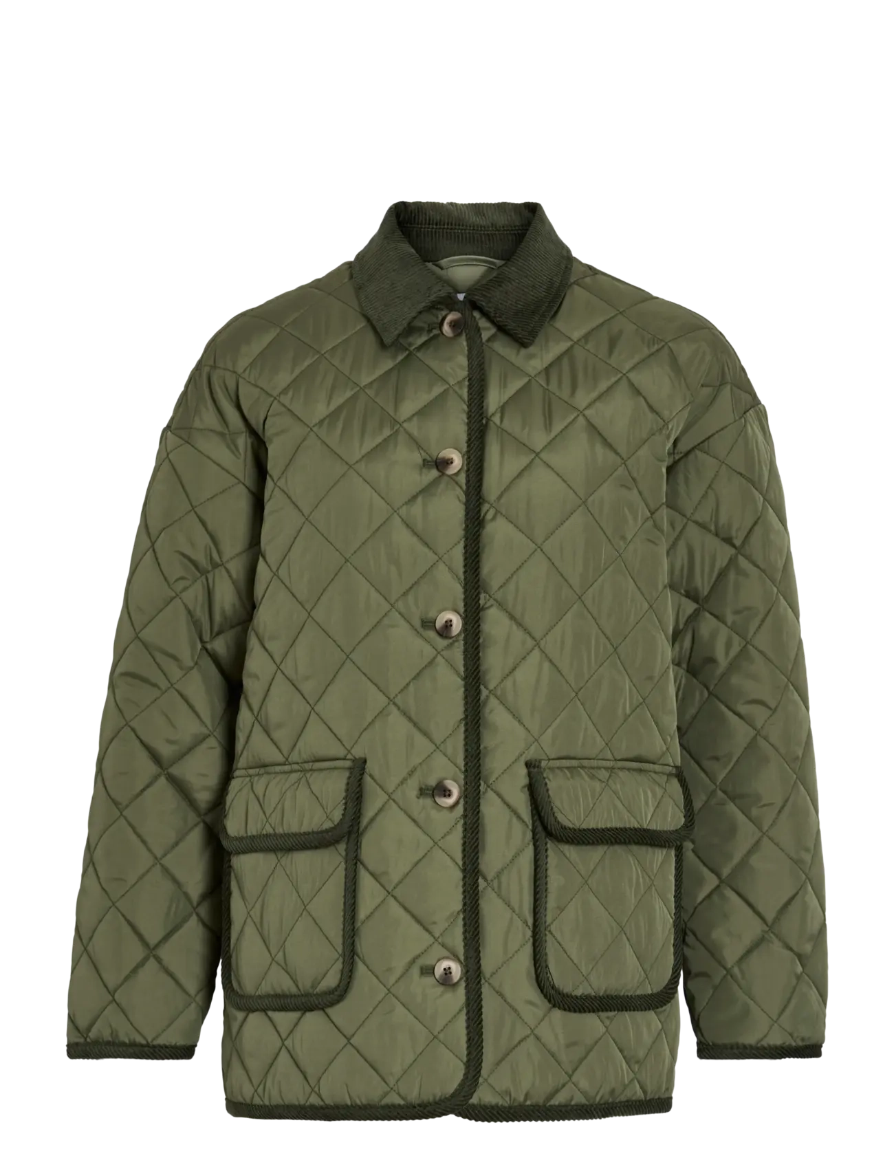 VIANGO L/S JACKET/TB - OLIVINE