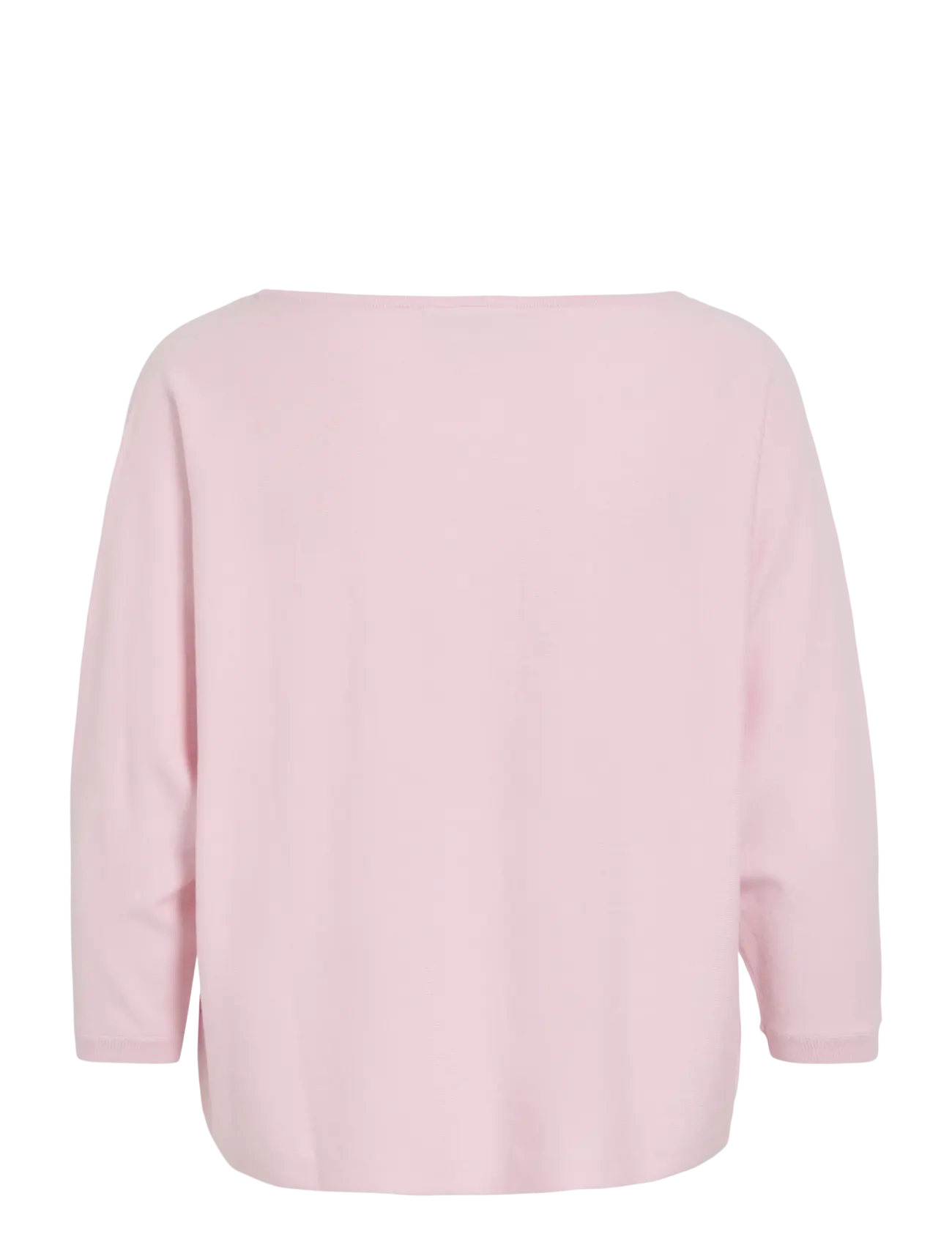 Vila - VIMALU BOATNECK 3/4 SLEEVE KNIT TOP-NOOS - stickade tröjor - cherry blossom - 2