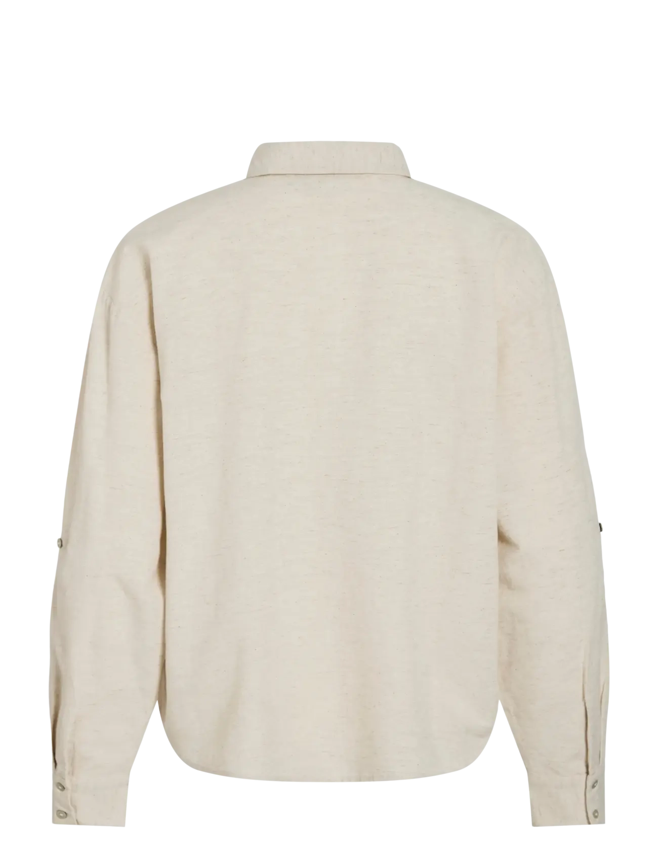 Vila - VIPRISILLA L/S LOOSE SHIRT - NOOS - langærmede skjorter - super light natural melan - 2