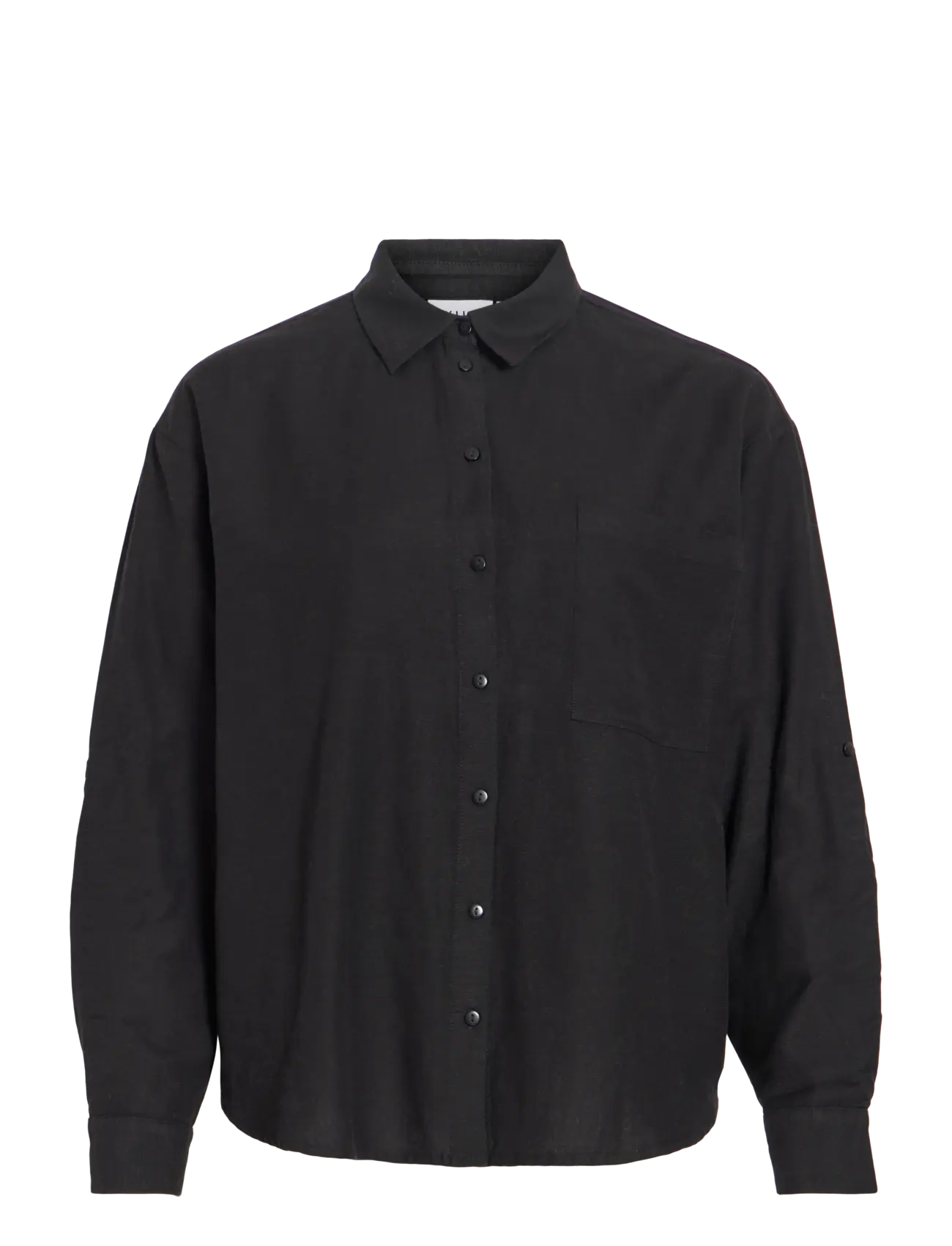 Vila VIPRISILLA L/S LOOSE SHIRT - NOOS - Skjorter - BLACK BEAUTY / black