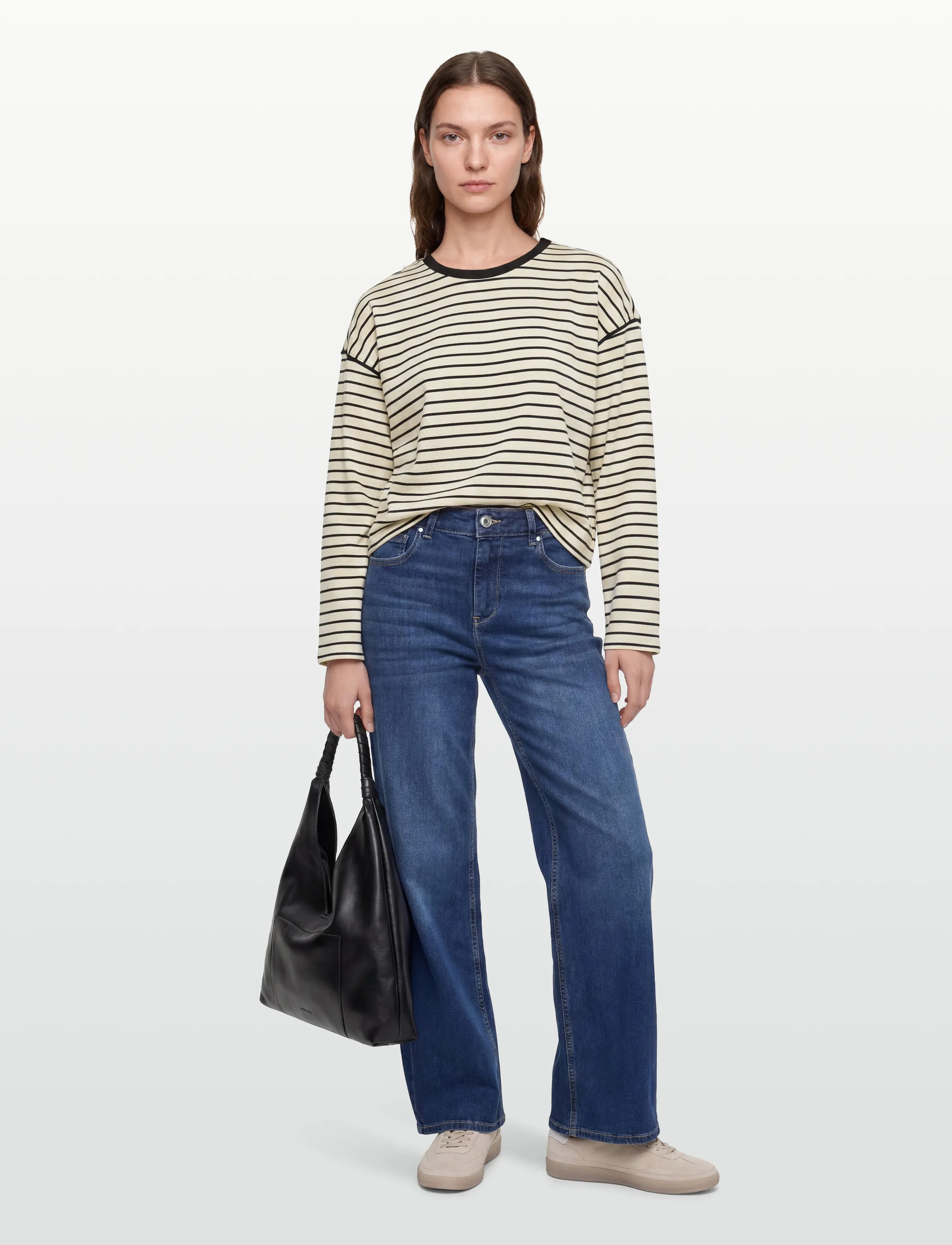 Vila Visinny O-Neck L/S Top/Pb, S, T-shirts & Oberteile, Schwarz - Long-sleeved, Frauen