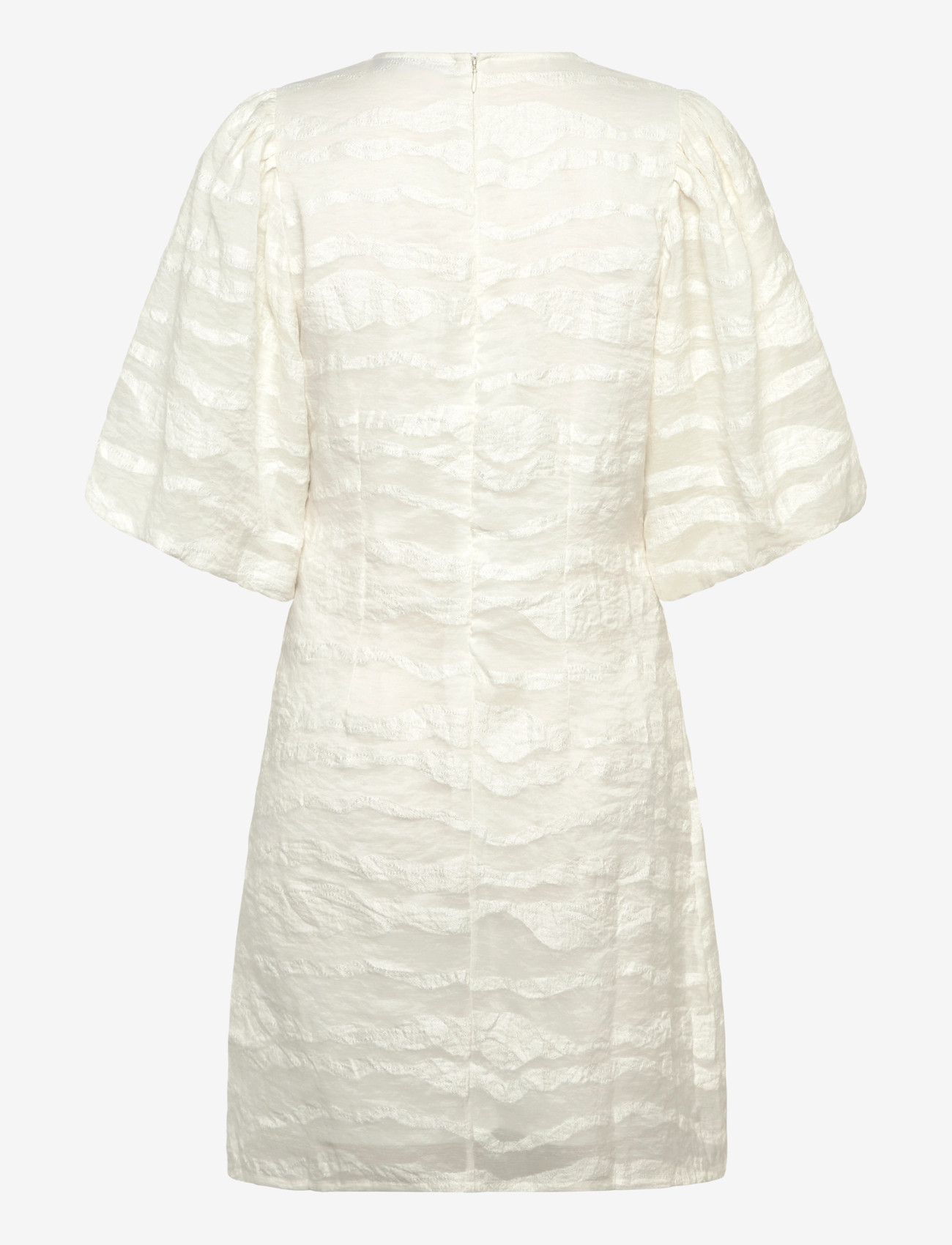 Vila - VIHALLI 2/4 VOLUME SLEEVE DRESS - korte kjoler - cloud dancer - 1