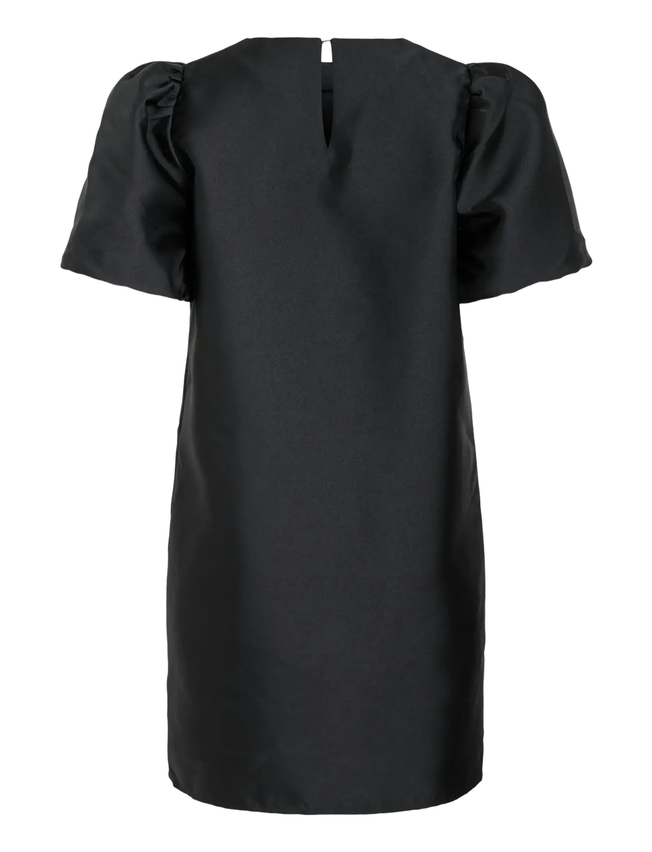 Vila - VISHINA 2/4 O-NECK SHORT DRESS/PTY/KA - festkjoler - black - 1