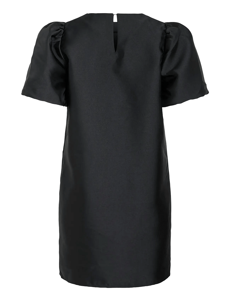 Vila - VISHINA 2/4 O-NECK SHORT DRESS/1/PTY/KA - partykleider - black - 1