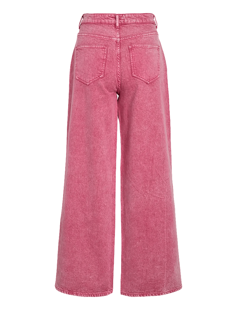 Vila - VIFREYA HW WIDE COLOR WASH JNS JAF/LB - hosen mit weitem bein - jazzy - 1