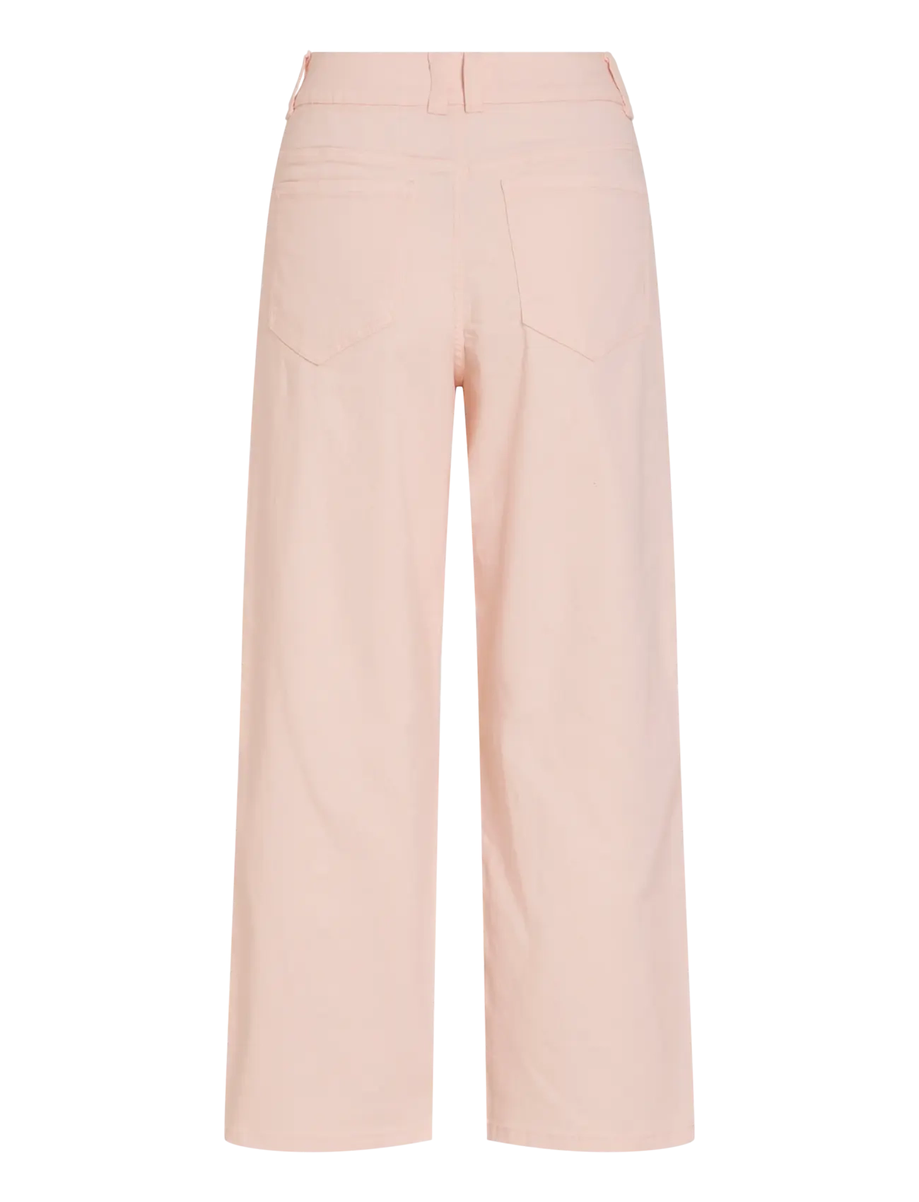 Vila - VIEMMA HW 7/8 WIDE JEANS NUS - brede jeans - cherry blossom - 2