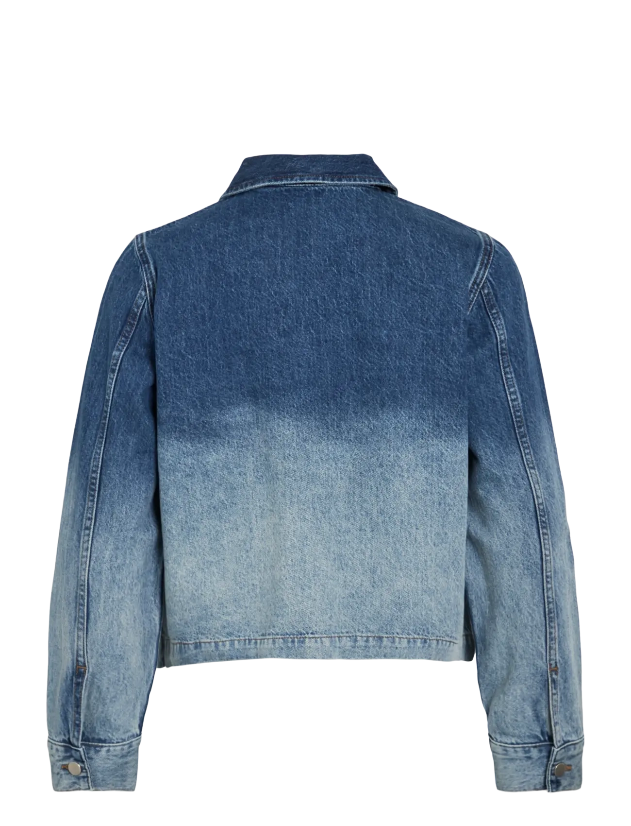 Vila - VICREEK L/S FADED DENIM JACKET/BFS - frühlingsjacken - medium blue denim - 2
