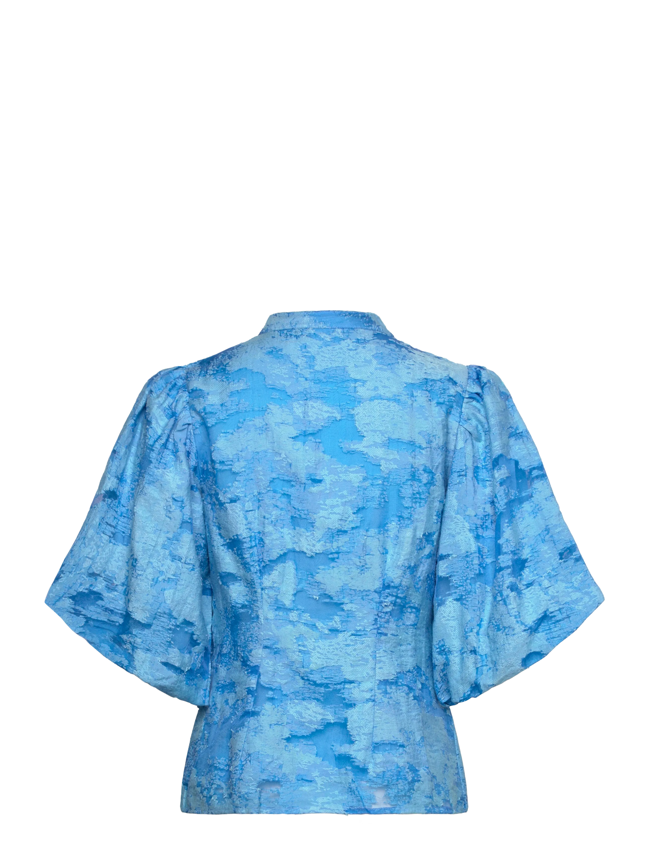 Vila - VIAGGA 2/4 TOP - kortærmede bluser - bonnie blue - 1