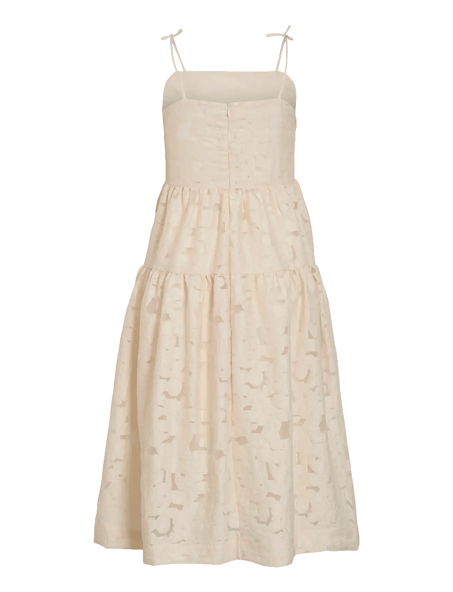 Vila - VIHELNA STRAP MIDI DRESS - konfirmation - birch - 2