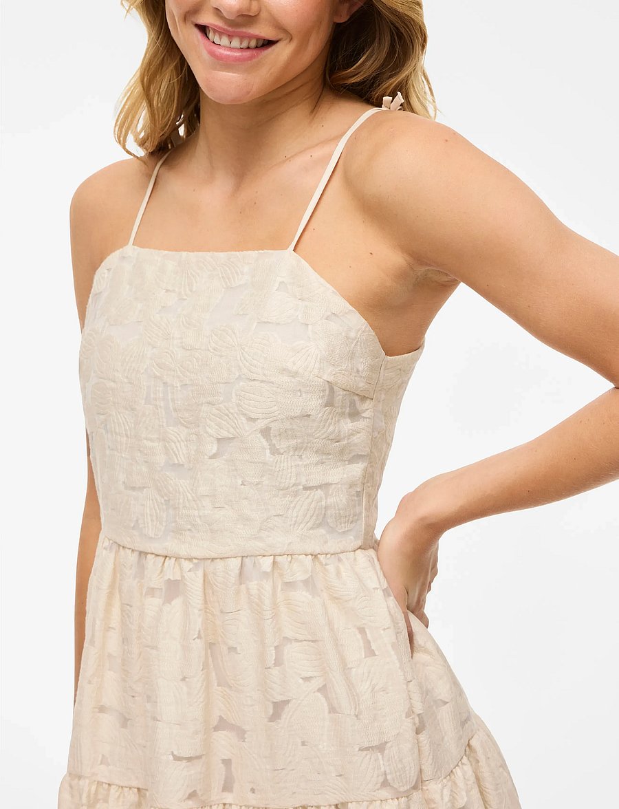Vila - VIHELNA STRAP MIDI DRESS - konfirmation - birch - 5