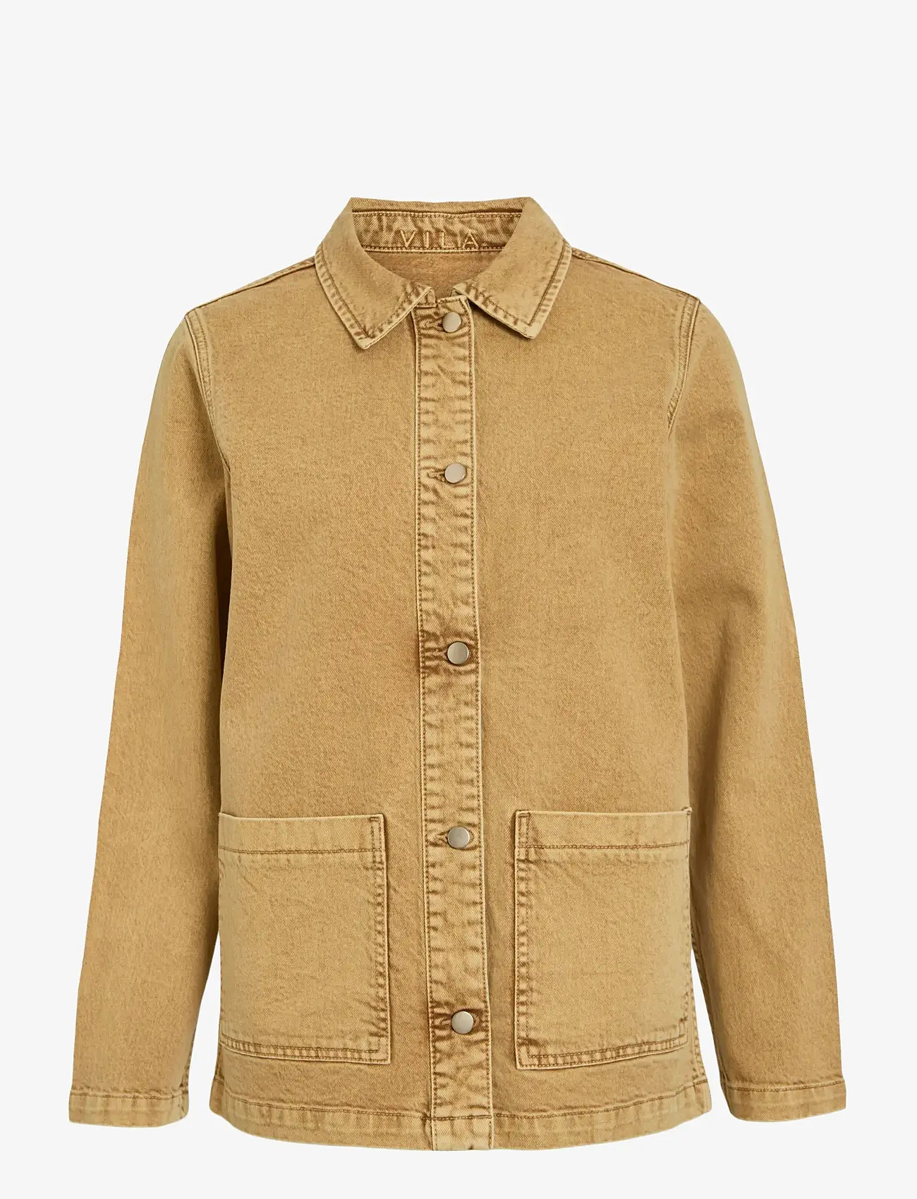 Vila - VIJAF L/S POCKET DENIM JACKET - jeansjacken - tapenade - 0