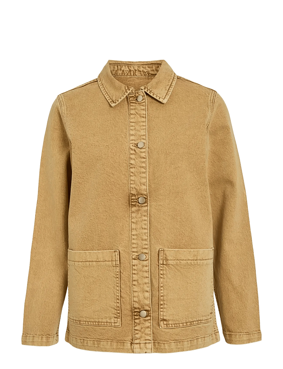 Vila - VIJAF L/S POCKET DENIM JACKET - jeansjackor - tapenade - 0