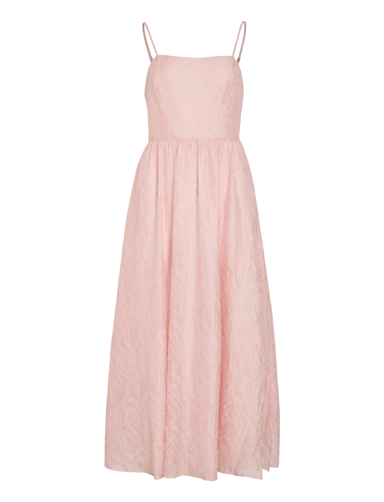 Vila VIROJA S/L MIDI DRESS - Tøj - PINK NECTAR / pink/rose