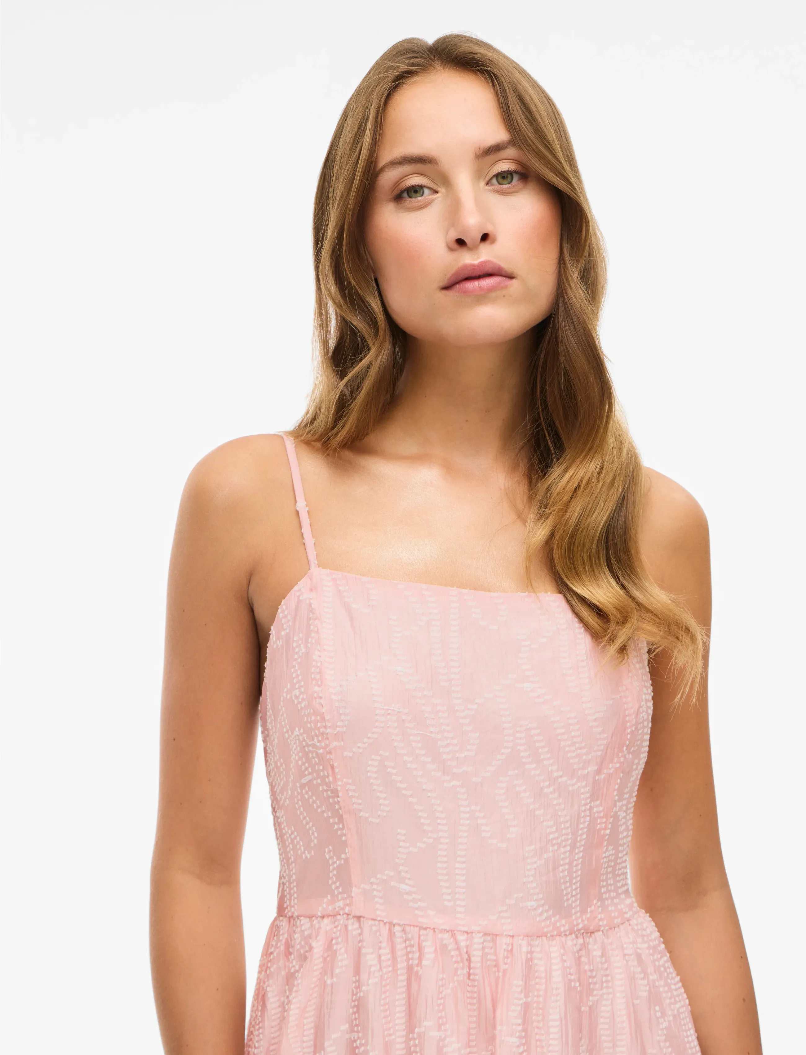 Vila - VIROJA S/L MIDI DRESS - sommerkleider - pink nectar - 5
