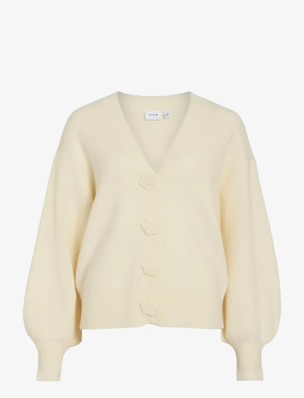 Vila - VIRADIA L/S ROSE CARDIGAN - cardigans - birch - 0