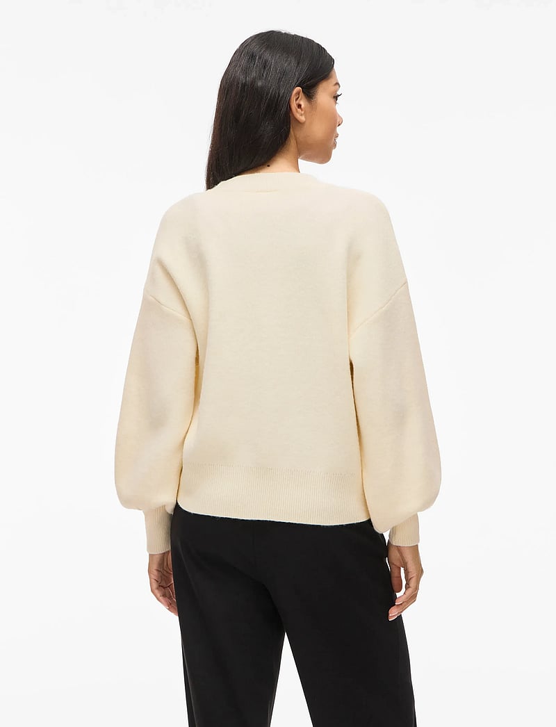 Vila - VIRADIA L/S ROSE CARDIGAN - kardiganid - birch - 3