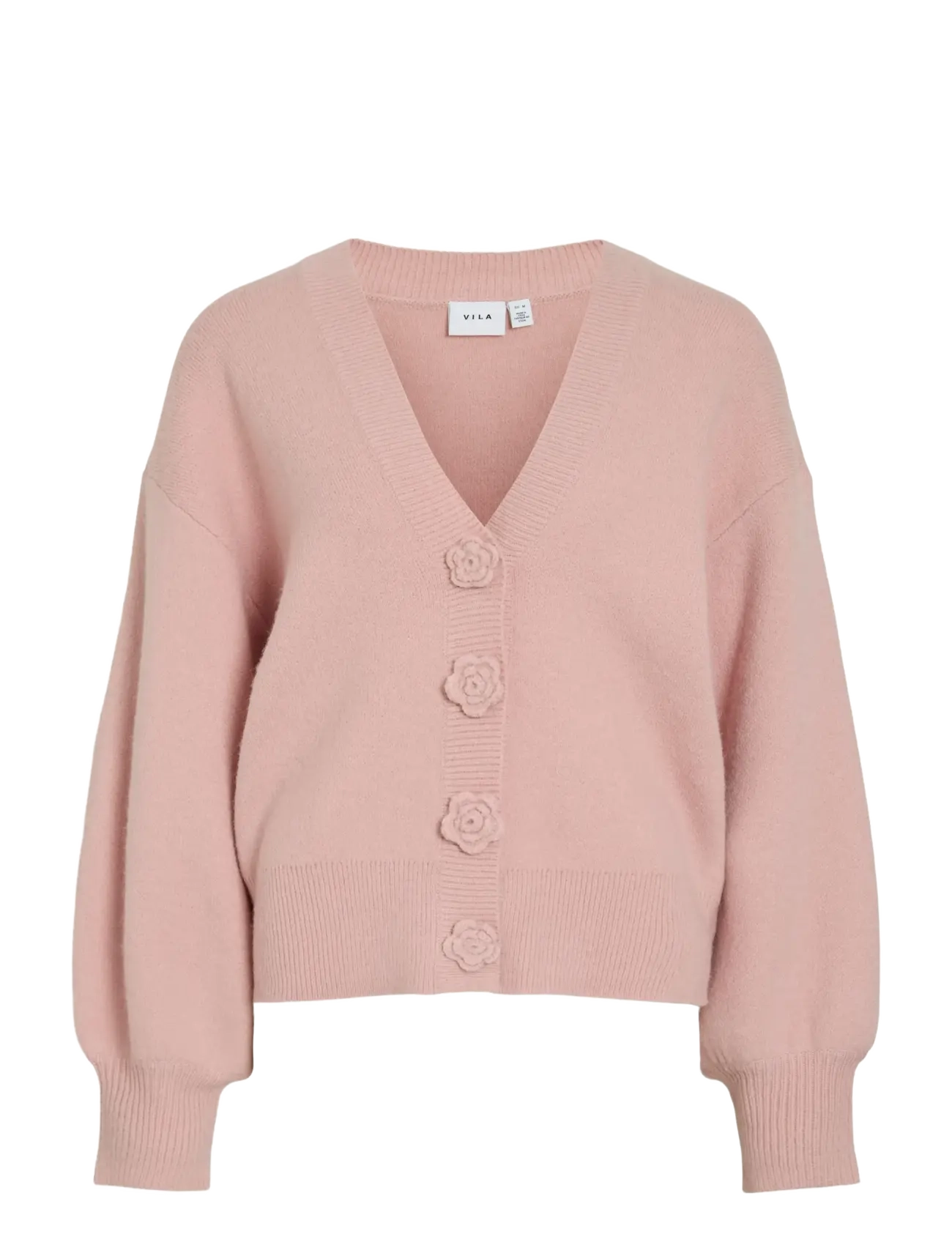 Vila VIRADIA L/S ROSE CARDIGAN - Cardigans - PINK NECTAR / pink/rose