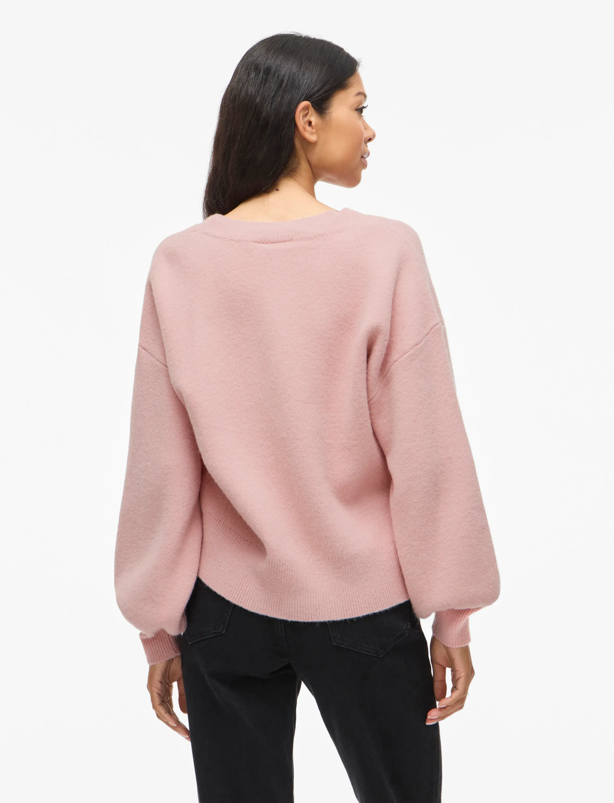Vila - VIRADIA L/S ROSE CARDIGAN - koftor - pink nectar - 3