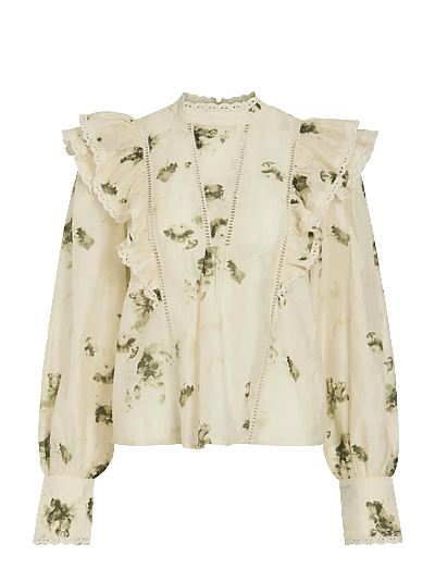 Vila Viremo L/s Frill Top