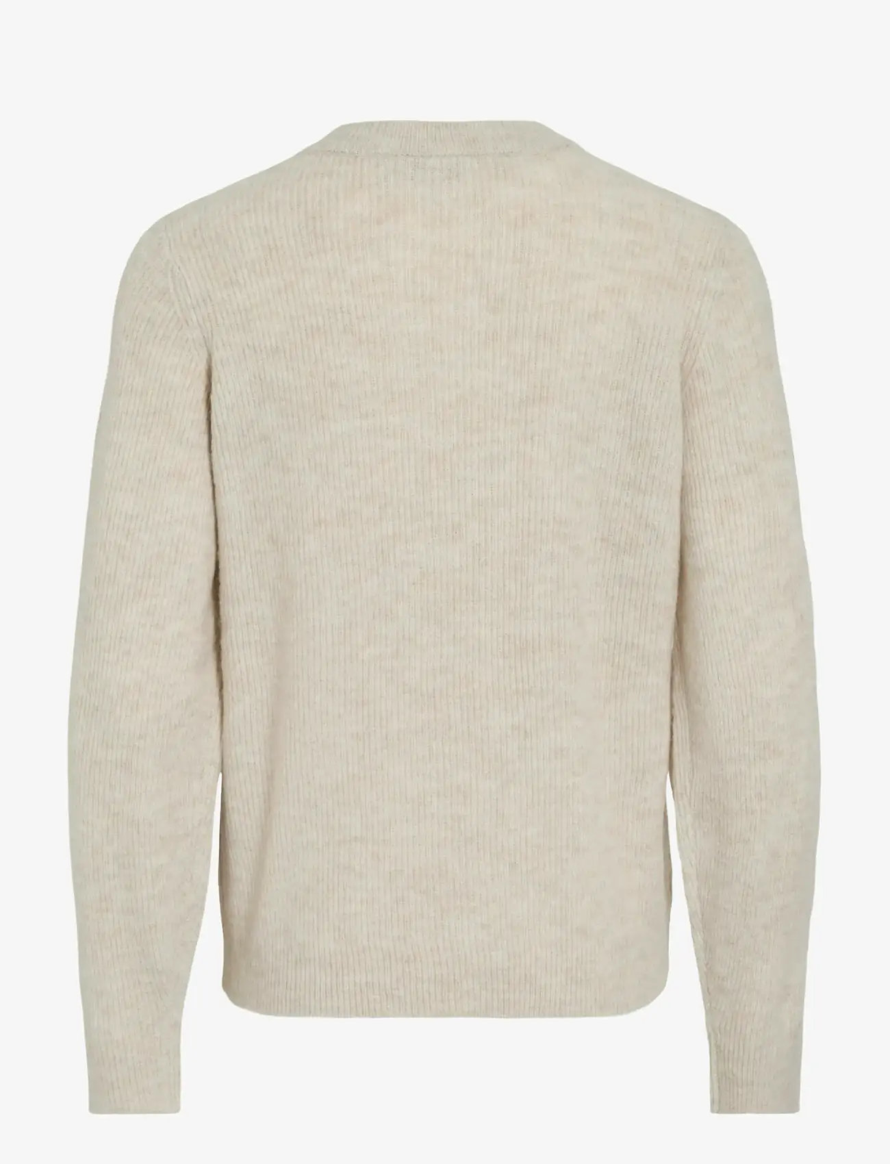 Vila - VIVIOLI O-NECK RIB KNIT CARDIGAN-NOOS - koftor - super light natural melan - 2