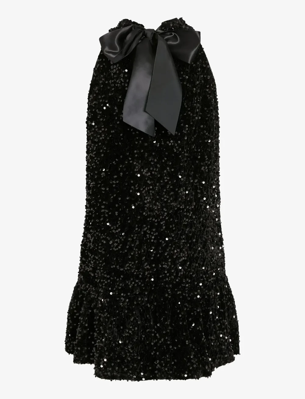 Vila - VIBELIEVE S/L SEQUINS DRESS/PTY/KA - paillettenkleider - black - 2