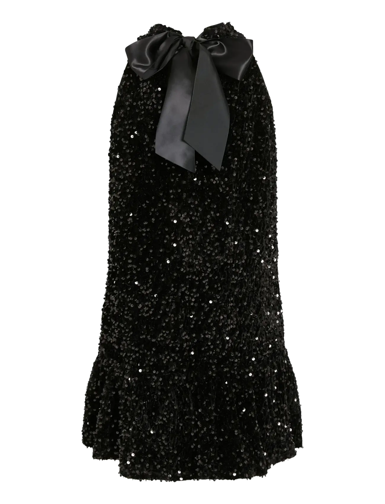 Vila - VIBELIEVE S/L SEQUINS DRESS/PTY/KA - sequin dresses - black - 2