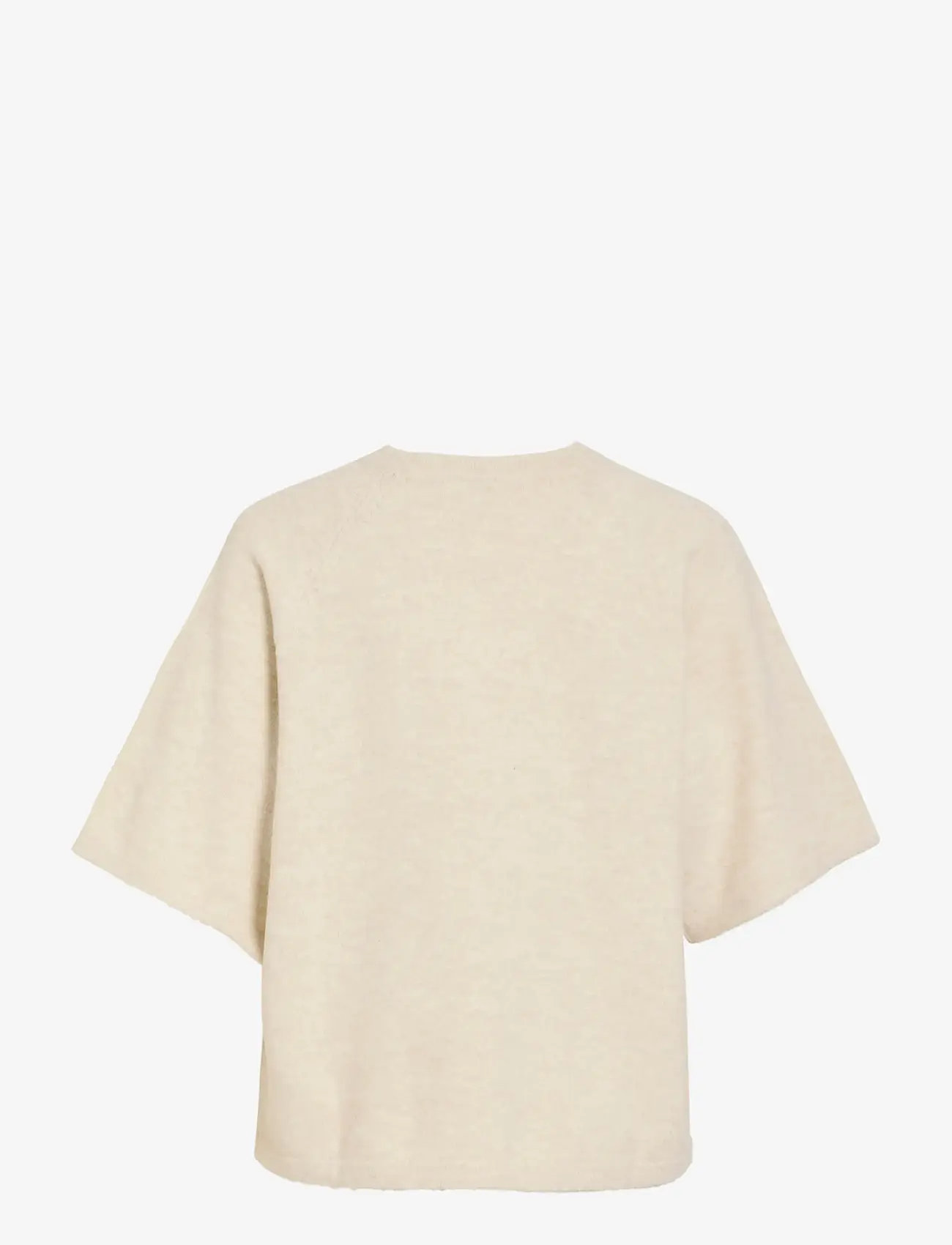 Vila - VILIGA 2/4 O-NECK KNIT TOP - NOOS - striktrøjer - birch - 2