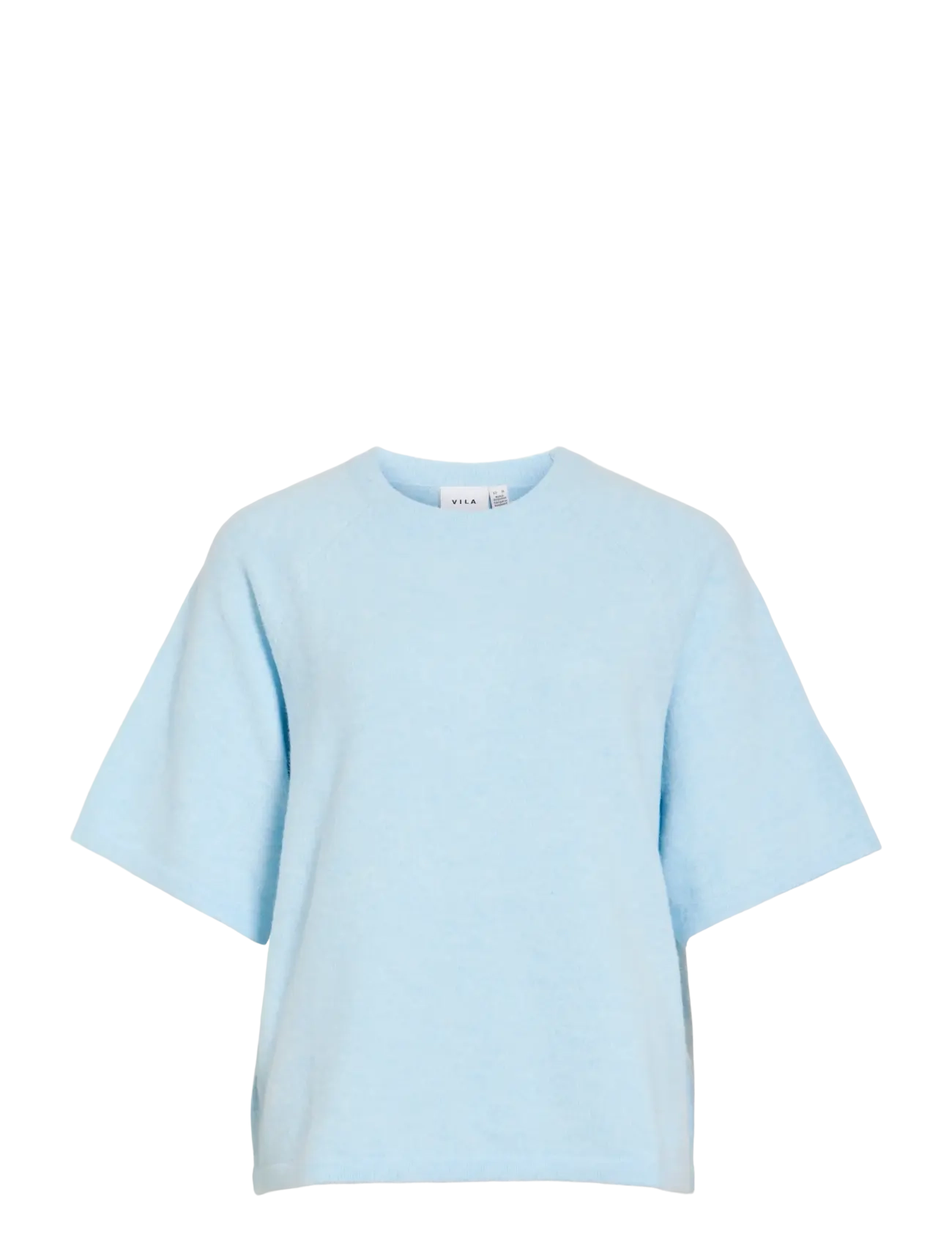 Vila VILIGA 2/4 O-NECK KNIT TOP - NOOS - Vila - NANTUCKET BREEZE / blue