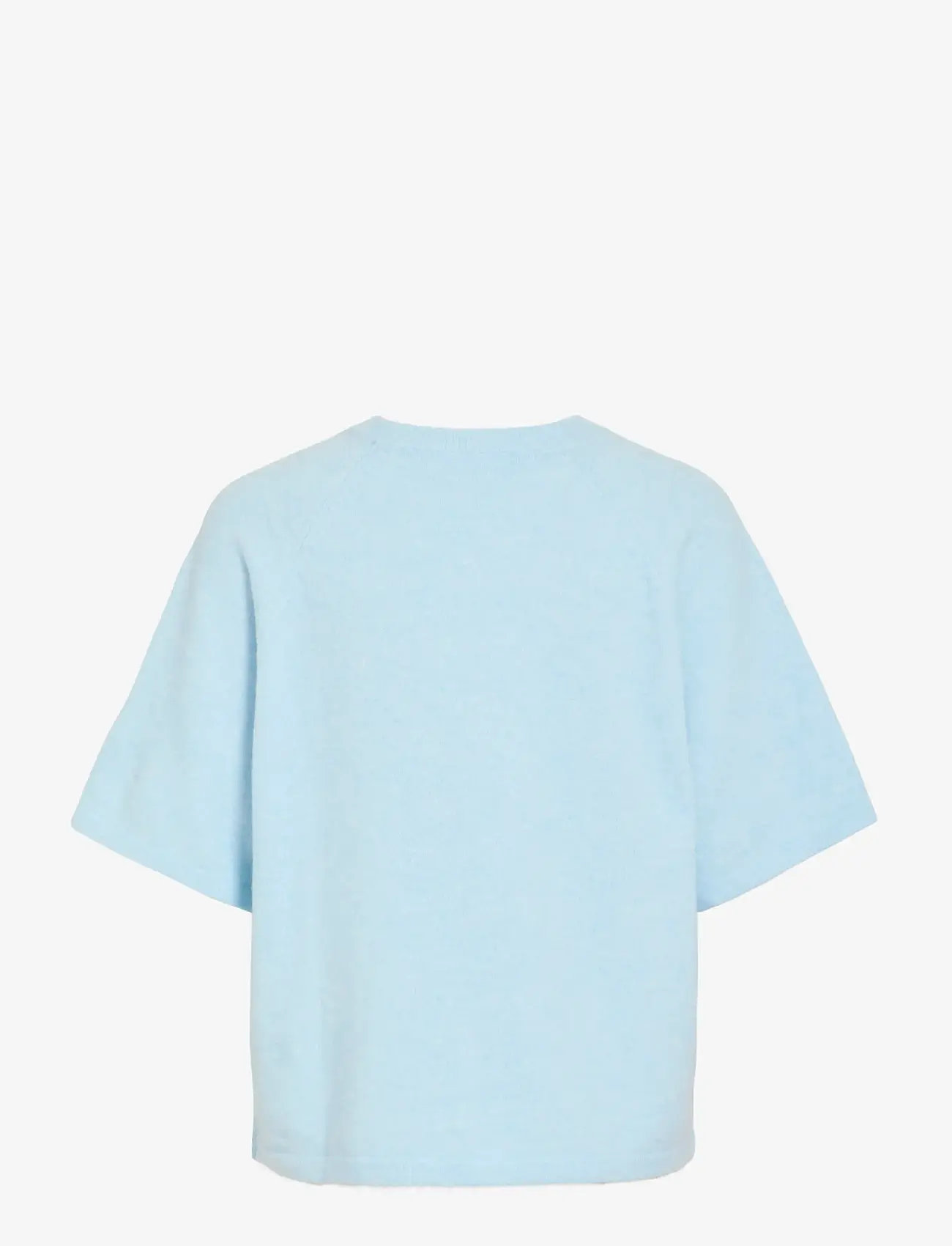 Vila - VILIGA 2/4 O-NECK KNIT TOP - NOOS - striktrøjer - nantucket breeze - 2