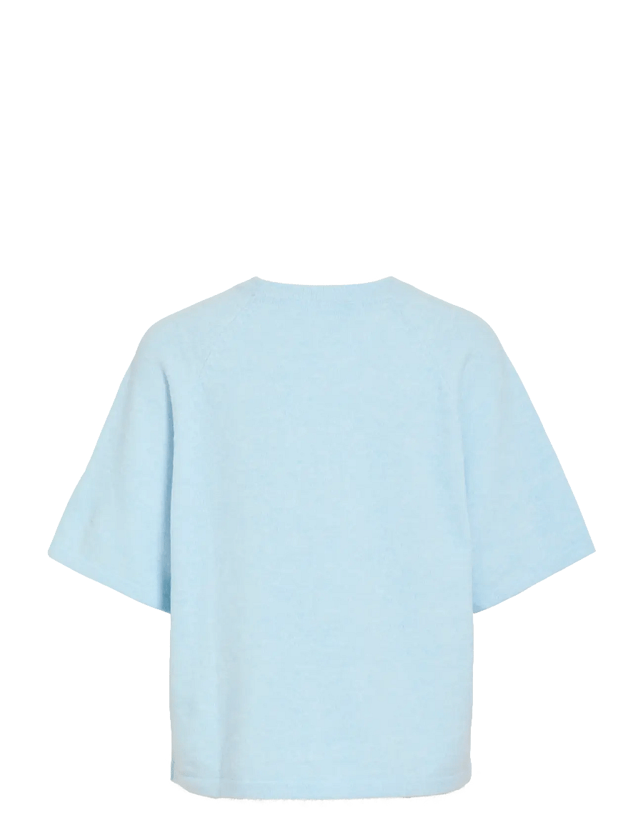 Vila - VILIGA 2/4 O-NECK KNIT TOP - NOOS - pullover - nantucket breeze - 2