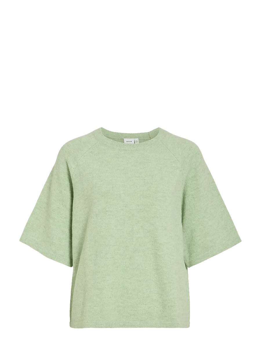 Vila - VILIGA 2/4 O-NECK KNIT TOP - NOOS - pullover - smoke green - 1