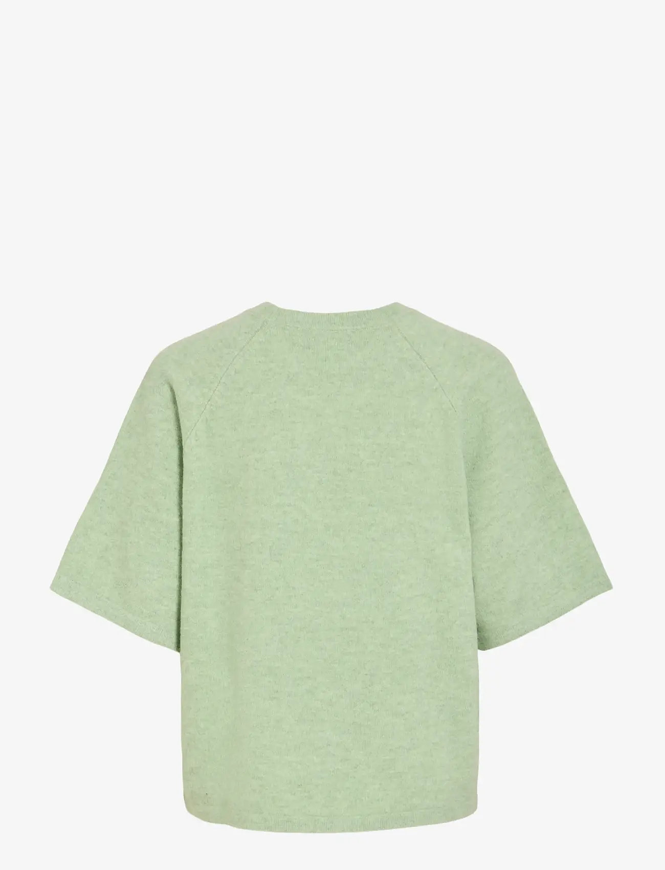 Vila - VILIGA 2/4 O-NECK KNIT TOP - NOOS - striktrøjer - smoke green - 2