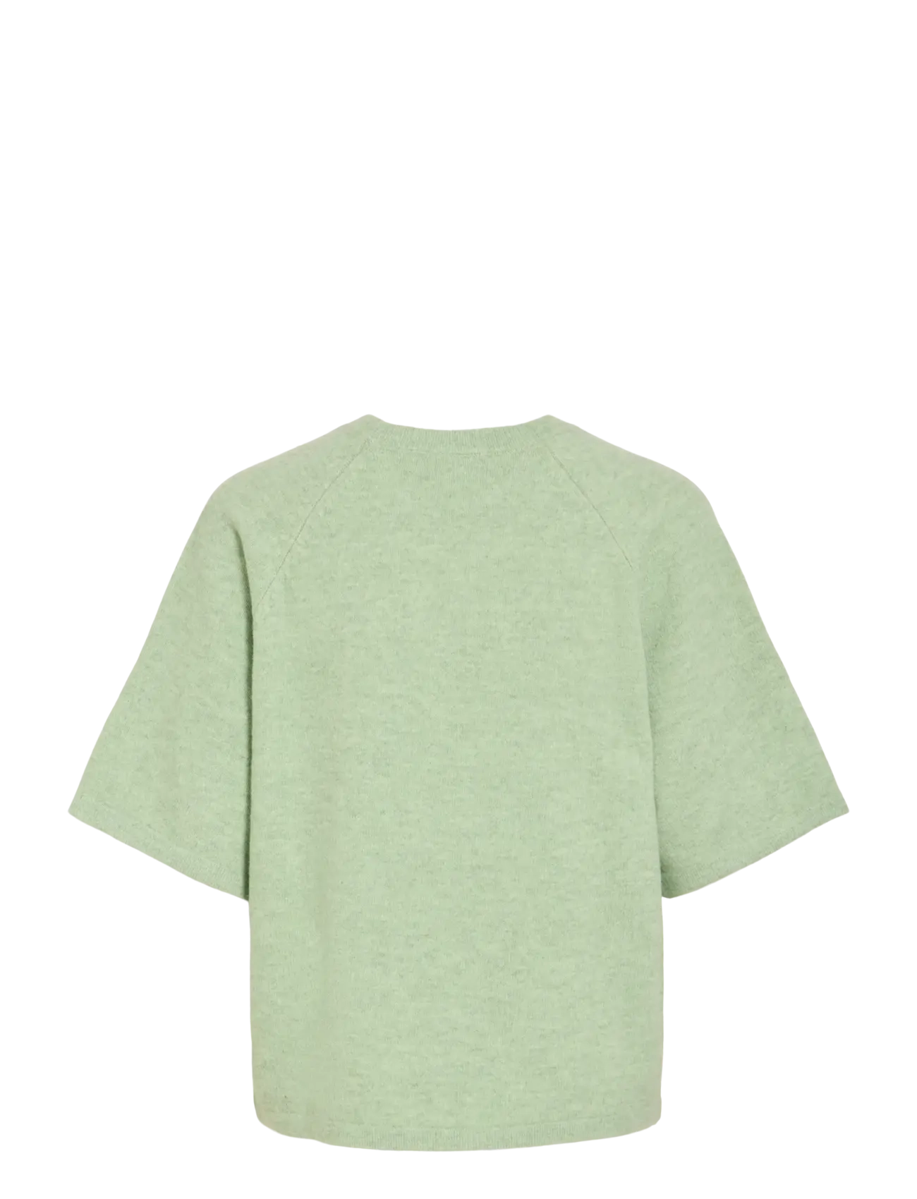 Vila - VILIGA 2/4 O-NECK KNIT TOP - NOOS - sviitrid - smoke green - 2