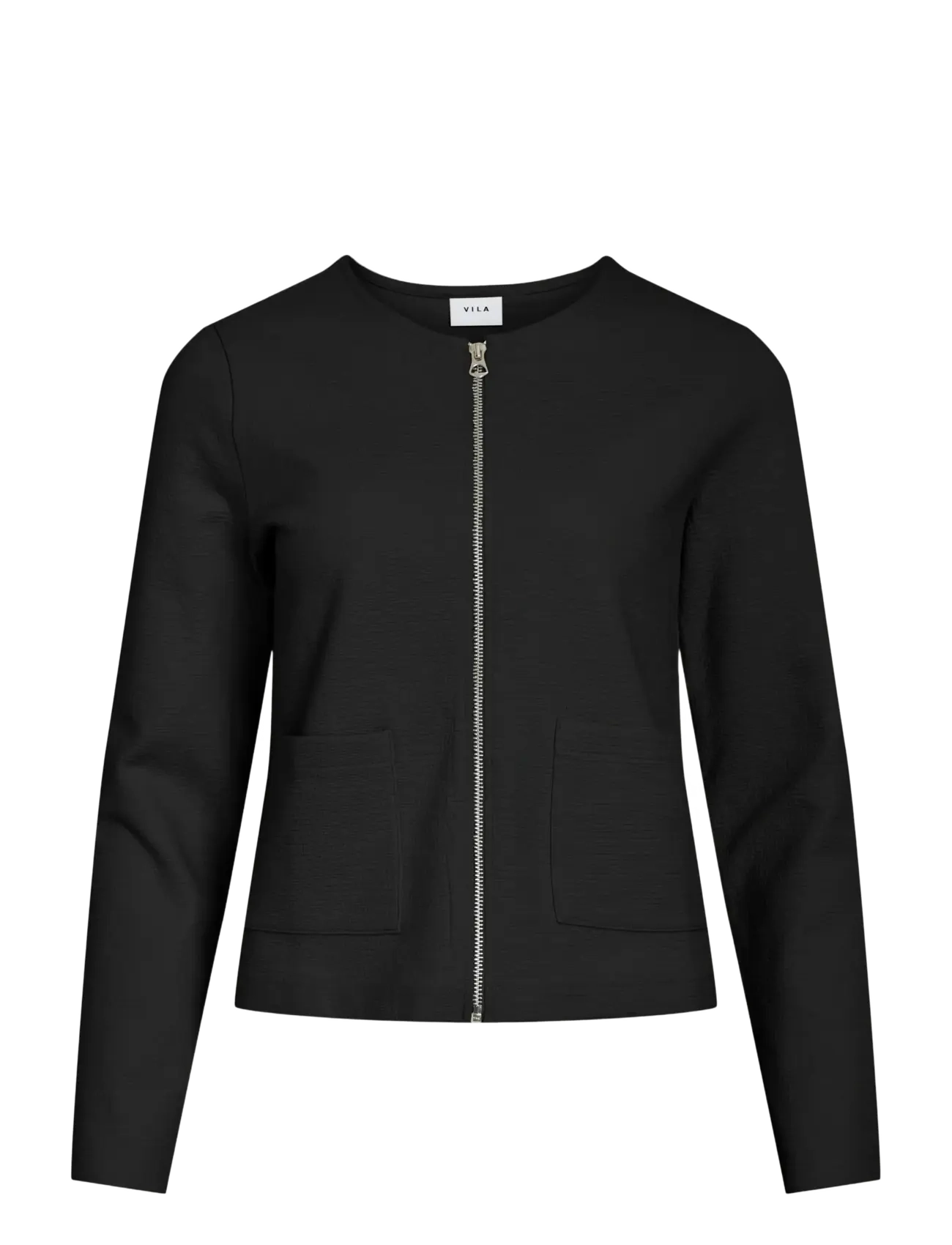 Vila VIGARDEN L/S SHORT CARDIGAN - NOOS - Tøj - BLACK BEAUTY / black