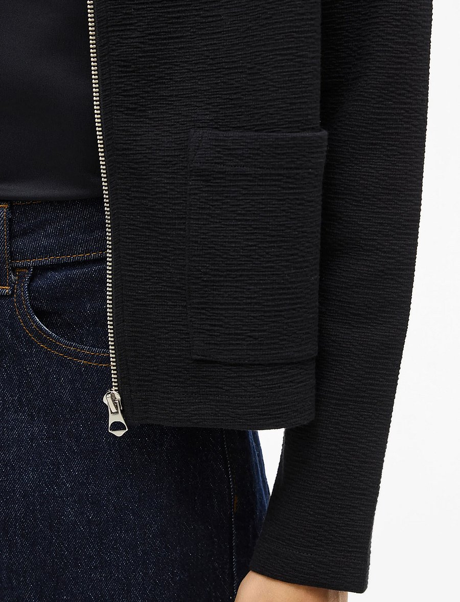 Vila - VIGARDEN L/S SHORT CARDIGAN - NOOS - cardigans - black beauty - 5