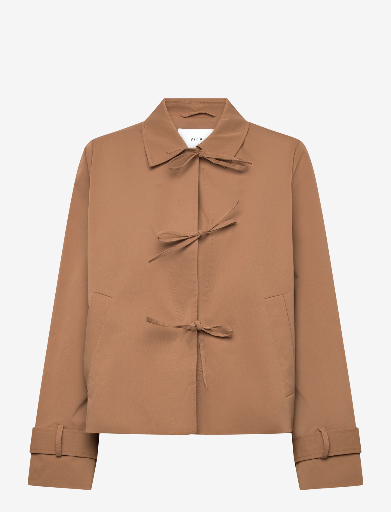 Vila - VIEMELIE L/S BOW JACKET - kevadjoped - toasted coconut - 0