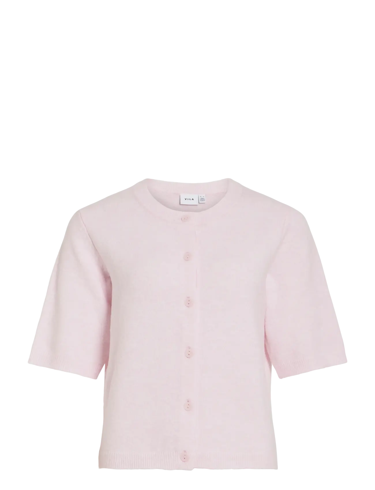 Vila VILIGA 2/4 O-NECK KNIT CARDIGAN - NOOS - Cardigans - CHERRY BLOSSOM / pink/rose