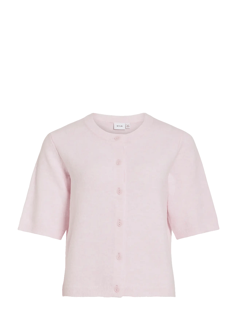 Vila - VILIGA 2/4 O-NECK KNIT CARDIGAN - NOOS - strickjacken - cherry blossom - 1