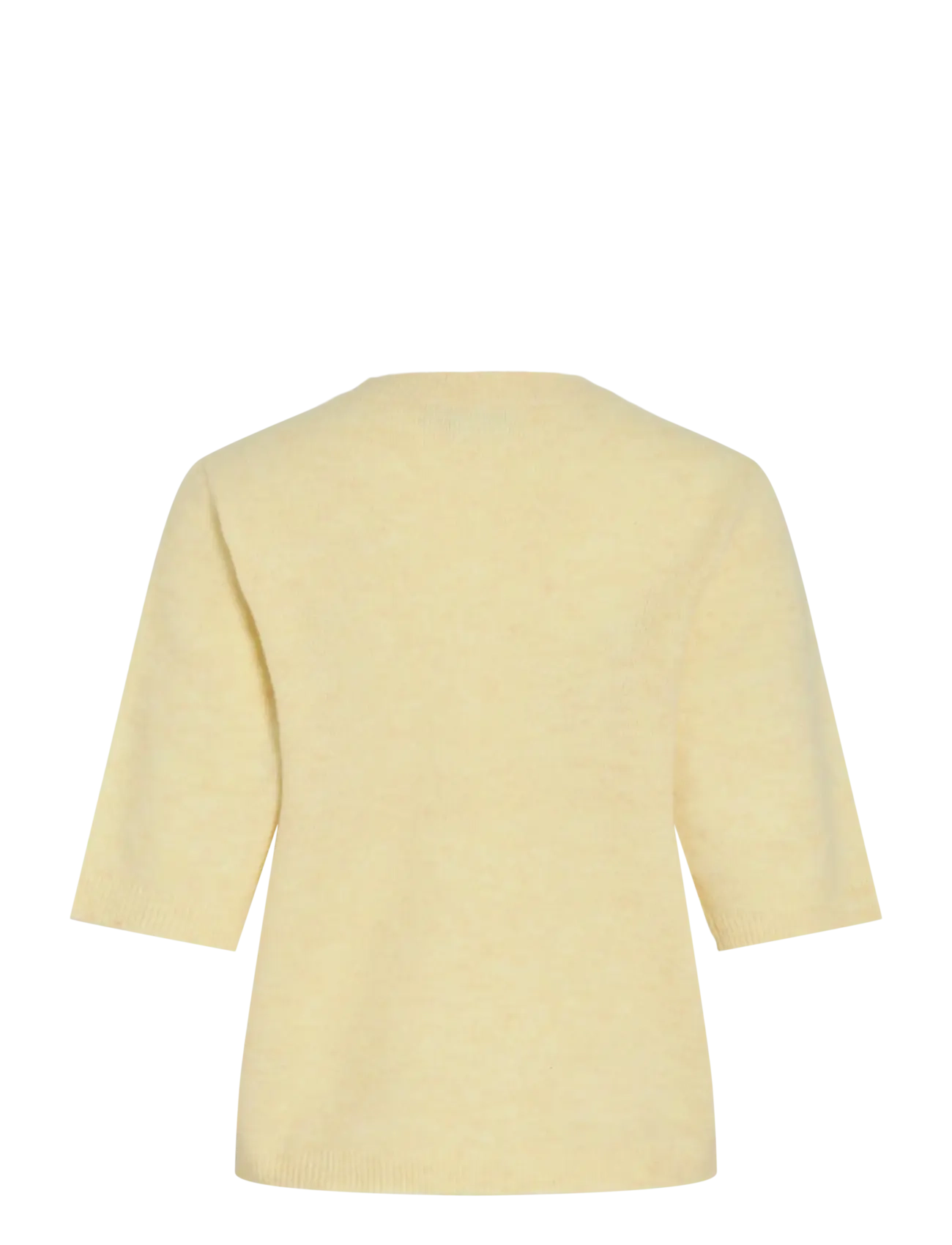 Vila - VILIGA 2/4 O-NECK KNIT CARDIGAN - NOOS - cardigans - pastel yellow - 2