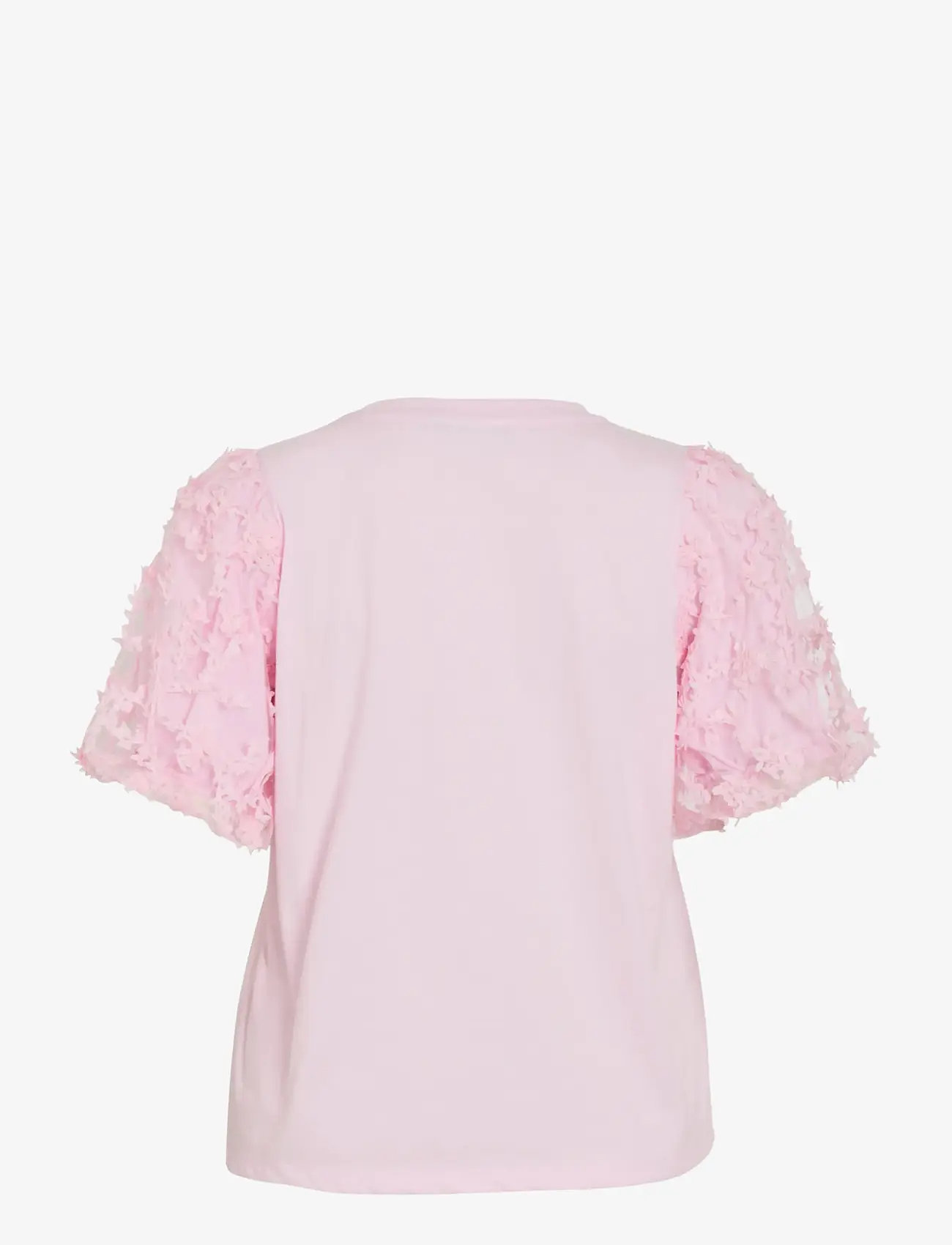 Vila - VIONESCA O-NECK S/S TOP - t-shirts - cherry blossom - 2