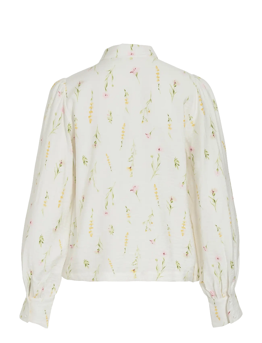 Vila - VIGITI LORE L/S SHIRT - langärmlige hemden - snow white - 2
